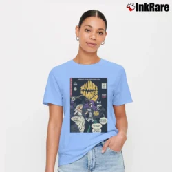 Women’s Square Hammer Ghost Classic Tour Signature T-Shirt in light blue | Soft, Flattering Fit