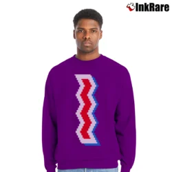 Men’s St Ides Malt Liquor 8 Bit Retro Crewneck Sweatshirt in purple | Cozy Fabric, Clean Style