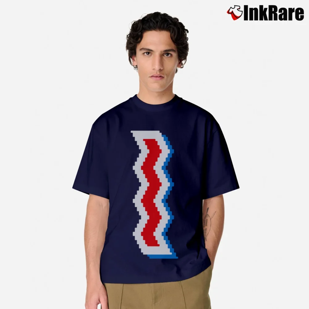 Men’s St Ides Malt Liquor 8 Bit Retro Classic T-Shirt in navy | Soft, Breathable Everyday Wear