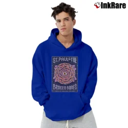 Men’s St Paul Broken Bones 2019 Tour Pullover Hoodie in royal blue | Cozy, Durable, Modern Fit