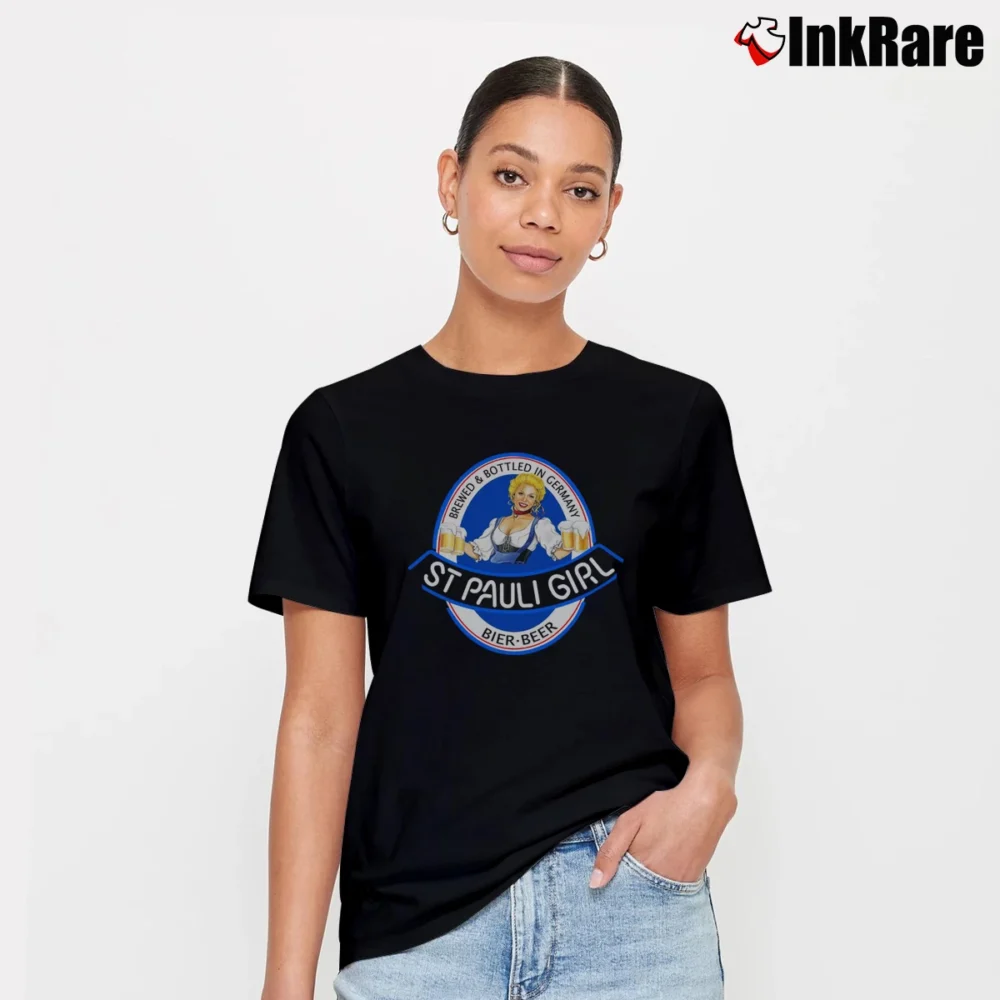 Women’s St Pauli Girl Fashion Signature T-Shirt in black | Soft, Flattering Fit