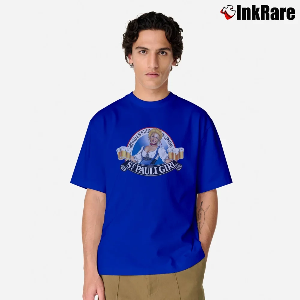 Men’s St Pauli Girl Classic T-Shirt in royal blue | Soft, Breathable Everyday Wear