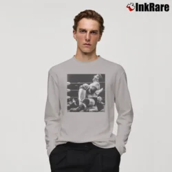 Men’s Stan Hansen Boston Crab Long-Sleeve Shirt in sport grey | Sleek, Lightweight, Year-Round Wear
