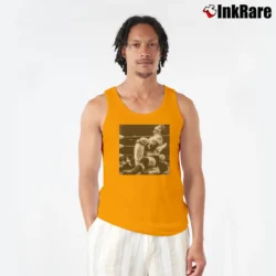 Men’s Stan Hansen Boston Crab Tank Top in orange | Breathable, Active-Friendly Design