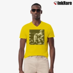 Men’s Stan Hansen Boston Crab V-Neck Tee in yellow | Sharp, Breathable, Everyday Staple