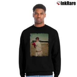 Men’s Stan Musial Louis Cardinals for Baseball Fans Crewneck Sweatshirt in black | Cozy Fabric, Clean Style