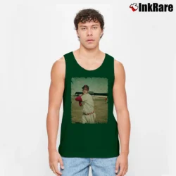 Men’s Stan Musial Louis Cardinals for Baseball Fans Tank Top in forest green | Breathable, Active-Friendly Design