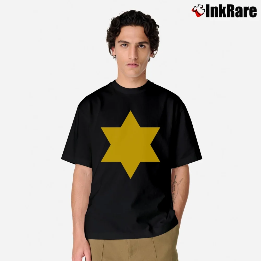Men’s Star Of David Worn By Jimmy Cliff Classic T-Shirt in black | Soft, Breathable Everyday Wear