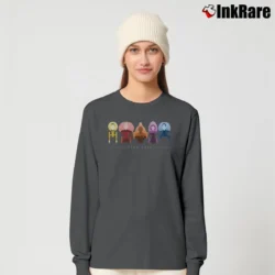 Women’s Star Trek All Captains Starfleet Spaceship Long-Sleeve Top in charcoal | Sleek, Versatile, All-Season