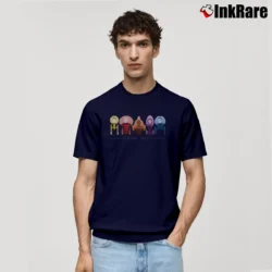 Men’s Star Trek All Captains Starfleet Spaceship Classic T-Shirt in navy | Soft, Breathable Everyday Wear