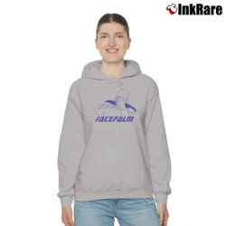 Women’s Star Trek Captain Picard Facepalm Meme Cozy Hoodie in sport grey | Warm, Structured, Stylish