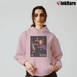 Women’s Star Trek Deep Space Nine Captain Sisko Cozy Hoodie in light pink | Warm, Structured, Stylish