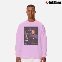 Men’s Star Trek Deep Space Nine Captain Sisko Long-Sleeve Shirt in light pink | Sleek, Lightweight, Year-Round Wear