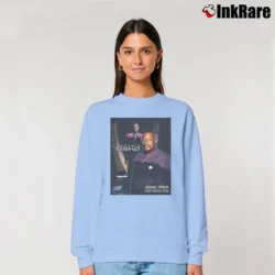 Women’s Star Trek Deep Space Nine Captain Sisko Relaxed Sweatshirt in light blue | Soft, Laid-Back Vibe