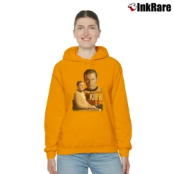 Women’s Star Trek Original Series Captain Kirk Cozy Hoodie in orange | Warm, Structured, Stylish