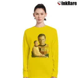 Women’s Star Trek Original Series Captain Kirk Long-Sleeve Top in yellow | Sleek, Versatile, All-Season