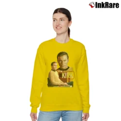 Women’s Star Trek Original Series Captain Kirk Relaxed Sweatshirt in yellow | Soft, Laid-Back Vibe