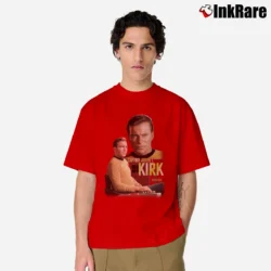 Men’s Star Trek Original Series Captain Kirk Classic T-Shirt in red | Soft, Breathable Everyday Wear