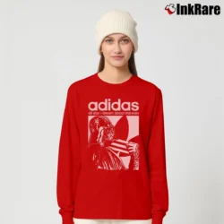 Women’s Star Wars Adidas Darth Vader Long-Sleeve Top in red | Sleek, Versatile, All-Season