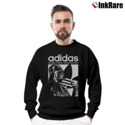 Men’s Star Wars Adidas Darth Vader Crewneck Sweatshirt in black | Cozy Fabric, Clean Style