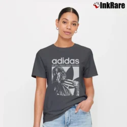 Women’s Star Wars Adidas Darth Vader Signature T-Shirt in charcoal | Soft, Flattering Fit