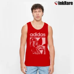 Men’s Star Wars Adidas Darth Vader Tank Top in red | Breathable, Active-Friendly Design