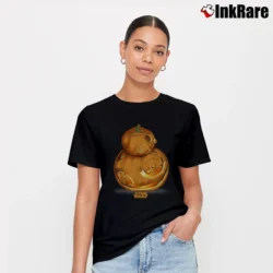 Women’s Star Wars BB 8 Carved Pumpkin Halloween T-Shirt in black | Soft, Flattering Fit