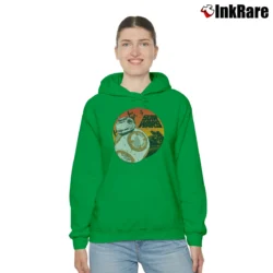 Women’s Star Wars BB8 Droid Graphic Cozy Hoodie in irish green | Warm, Structured, Stylish