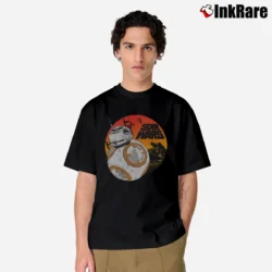 Men’s Star Wars BB8 Droid Graphic Classic T-Shirt in black | Soft, Breathable Everyday Wear