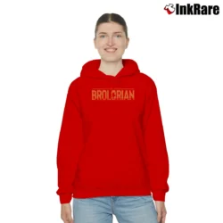 Women’s Star Wars Big Brother Family Pregnancy Announcement Cozy Hoodie in red | Warm, Structured, Stylish