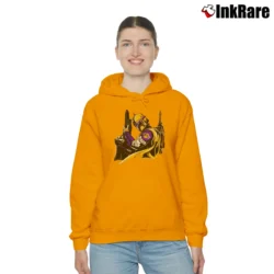 Women’s Star Wars Boba Fett Los Angeles Lakers Crossover Cozy Hoodie in orange | Warm, Structured, Stylish