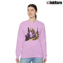 Women’s Star Wars Boba Fett Los Angeles Lakers Crossover Relaxed Sweatshirt in light pink | Soft, Laid-Back Vibe