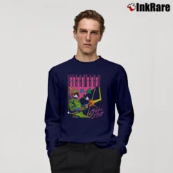 Men’s Star Wars Boba Fett Retro Graphic Long-Sleeve Shirt in navy | Sleek, Lightweight, Year-Round Wear