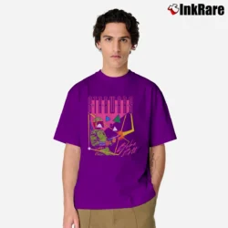 Men’s Star Wars Boba Fett Retro Graphic Classic T-Shirt in purple | Soft, Breathable Everyday Wear