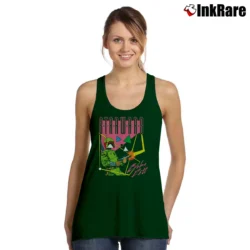 Women’s Star Wars Boba Fett Retro Graphic Tank Top in forest green | Lightweight, Movement-Friendly