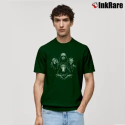 Men’s Star Wars Bohemian Rhapsody Sith Gruru Mashup Classic T-Shirt in forest green | Soft, Breathable Everyday Wear