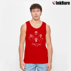 Men’s Star Wars Bohemian Rhapsody Sith Gruru Mashup Tank Top in red | Breathable, Active-Friendly Design