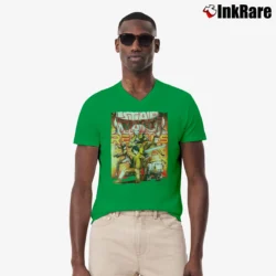 Men’s Star Wars Boys Graphic V-Neck Tee in irish green | Sharp, Breathable, Everyday Staple