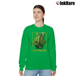 Women’s Star Wars Chewbacca And C3PO I Got Your Back Relaxed Sweatshirt in irish green | Soft, Laid-Back Vibe