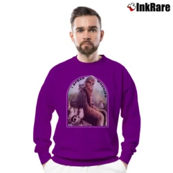 Men’s Star Wars Chewbacca I Speak Wookie Graphic Crewneck Sweatshirt in purple | Cozy Fabric, Clean Style