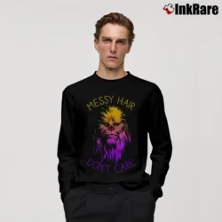 Men’s Star Wars Chewbacca Messy Hair Funny Long-Sleeve Shirt in black | Sleek, Lightweight, Year-Round Wear