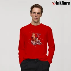 Men’s Star Wars Chewie Han Calvin Hobbes Falcon Long-Sleeve Shirt in red | Sleek, Lightweight, Year-Round Wear