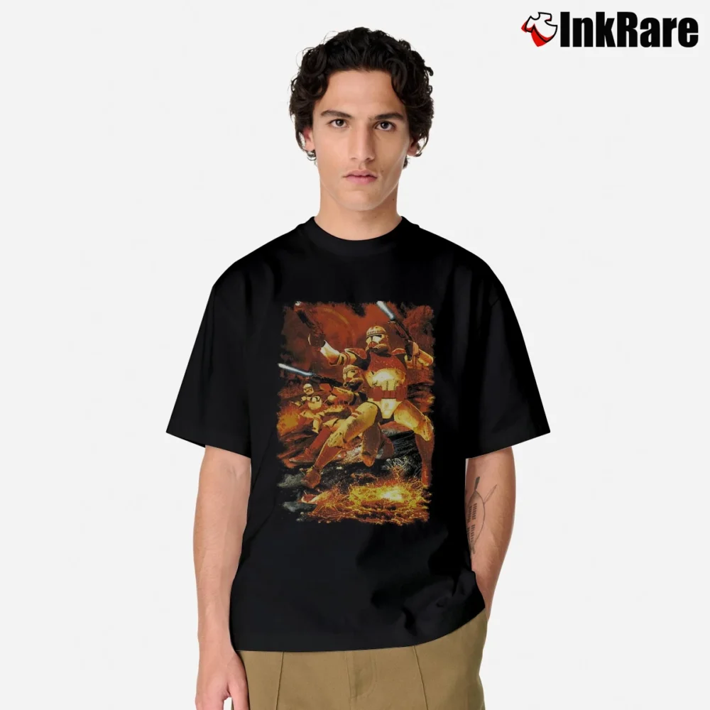 Men’s Star Wars Clone Wars Bad Batch Disney Troopers Classic T-Shirt in black | Soft, Breathable Everyday Wear
