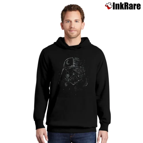 Star Wars Darth Vader Broken Mask Graphic Men’s Pullover Hoodie in black – Ultimate Warmth Men’s Star Wars Darth Vader Broken Mask Graphic Pullover Hoodie in black | Cozy, Durable, Modern Fit