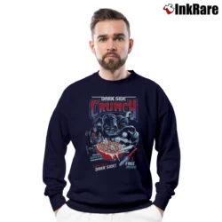 Men’s Star Wars Darth Vader Dark Side Crunch Cereal Crewneck Sweatshirt in navy | Cozy Fabric, Clean Style