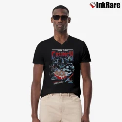 Men’s Star Wars Darth Vader Dark Side Crunch Cereal V-Neck Tee in black | Sharp, Breathable, Everyday Staple