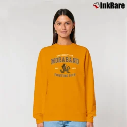 Women’s Star Wars Darth Vader Moraband Notre Dame Fighting Sith Relaxed Sweatshirt in orange | Soft, Laid-Back Vibe