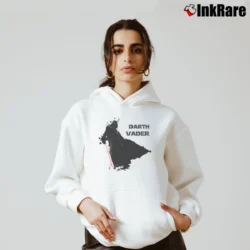Women’s Star Wars Darth Vader Rogue One Funny Cozy Hoodie in white | Warm, Structured, Stylish