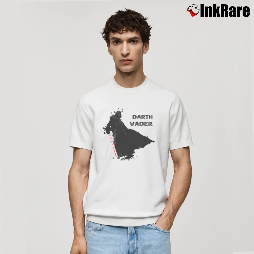 Men’s Star Wars Darth Vader Rogue One Funny Classic T-Shirt in white | Soft, Breathable Everyday Wear