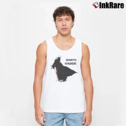 Men’s Star Wars Darth Vader Rogue One Funny Tank Top in white | Breathable, Active-Friendly Design